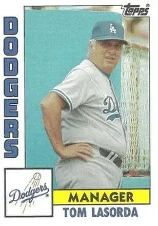 1984 Topps #681 - Tom Lasorda - Los Angeles Dodgers