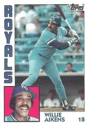 1984 Topps #685 - Willie Aikens - Kansas City Royals