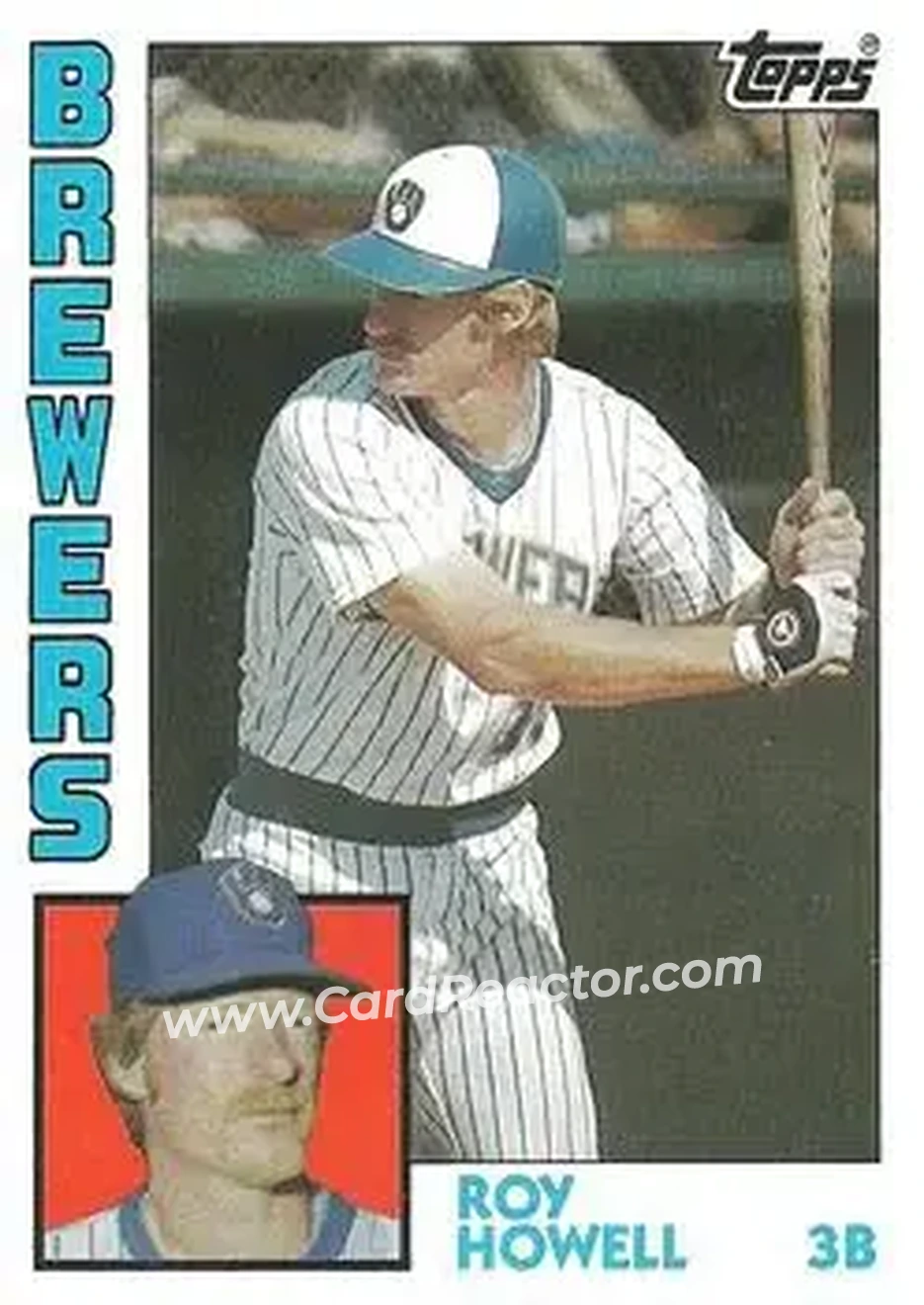1984 Topps #687 - Roy Howell - Milwaukee Brewers - Front