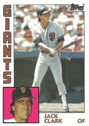 1984 Topps #690 - Jack Clark - San Francisco Giants 1984 Topps #690 - Jack Clark - San Francisco Giants