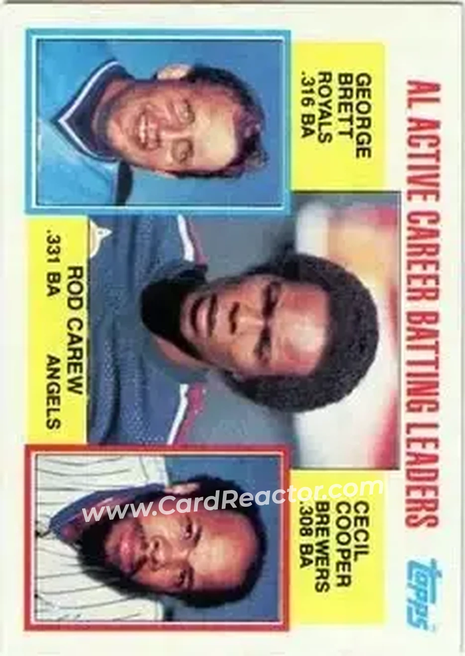 1984 Topps #710 - Cecil Cooper) - Front