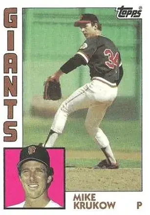 1984 Topps #633 - Mike Krukow - San Francisco Giants