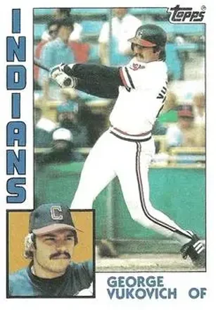 1984 Topps #638 - George Vukovich - Cleveland Indians 1984 Topps #638 - George Vukovich - Cleveland Indians