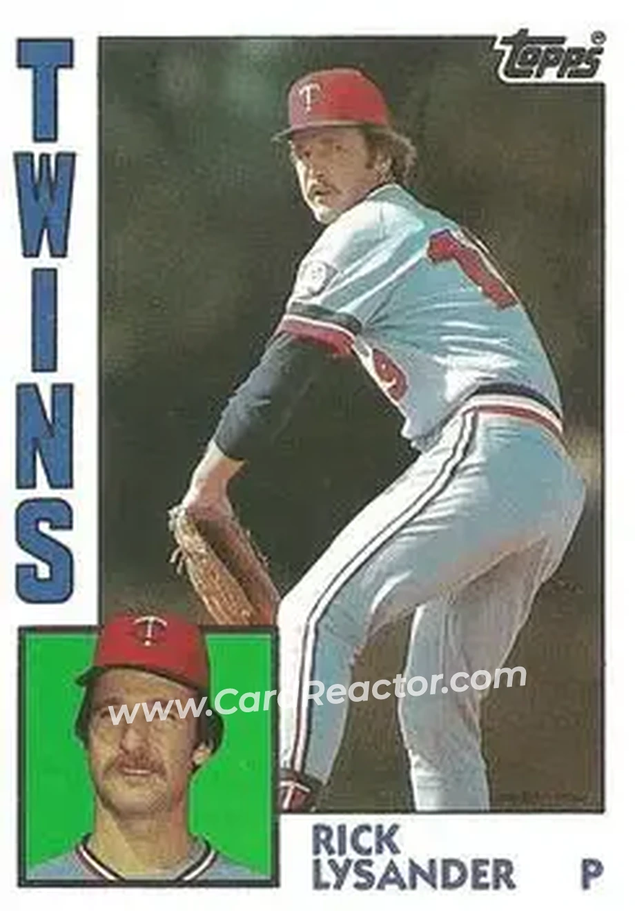 1984 Topps #639 - Rick Lysander - Minnesota Twins - Front