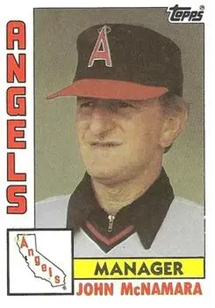 1984 Topps #651 - John McNamara - California Angels