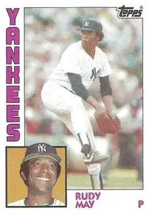 1984 Topps #652 - Rudy May - New York Yankees