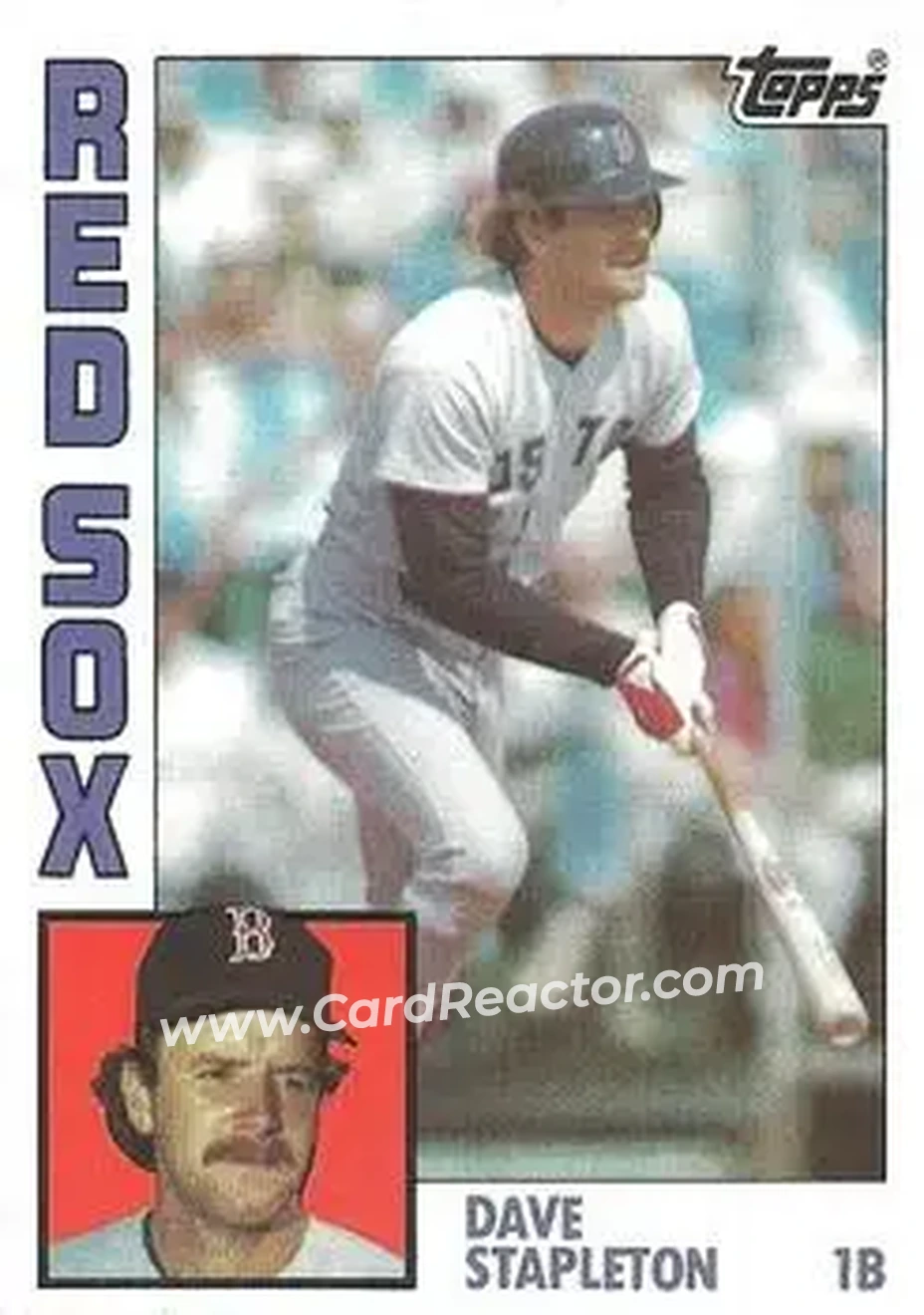 1984 Topps #653 - Dave Stapleton - Boston Red Sox - Front