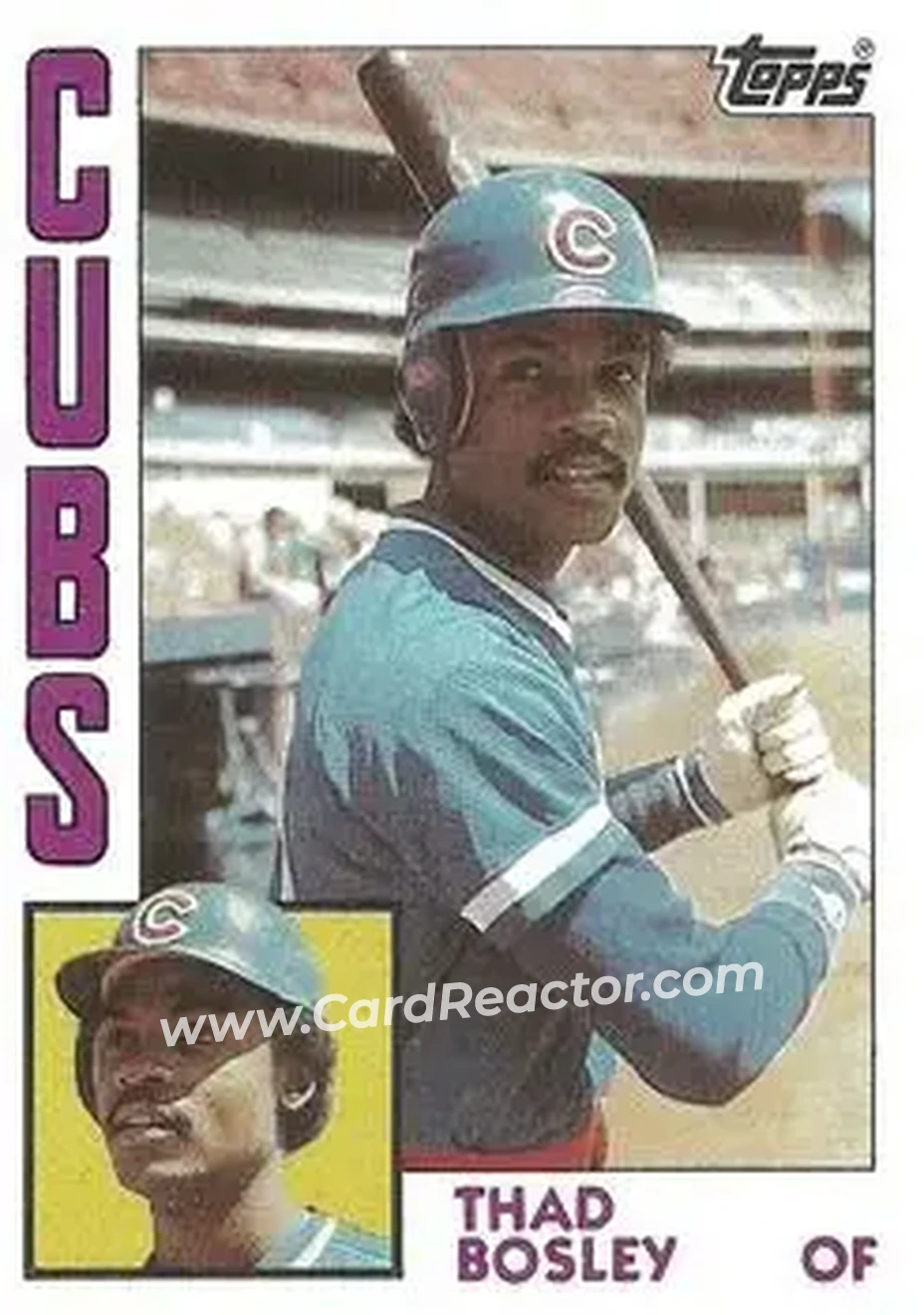 1984 Topps #657 - Thad Bosley - Chicago Cubs - Front