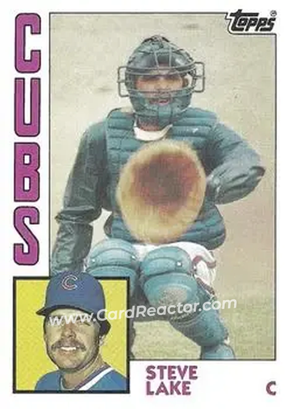 1984 Topps #691 - Steve Lake - Chicago Cubs - Front