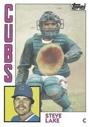 1984 Topps #691 - Steve Lake - Chicago Cubs