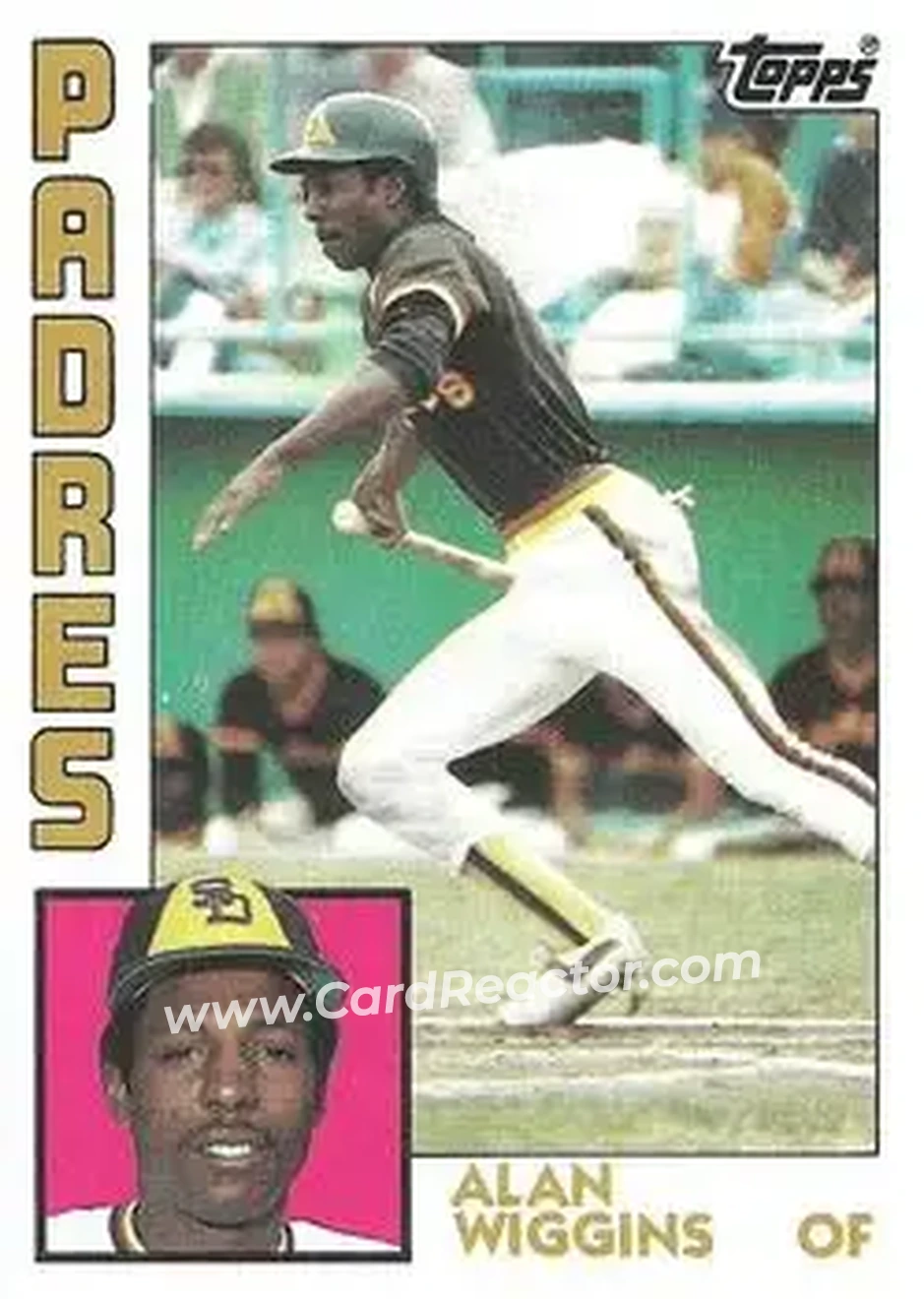 1984 Topps #693 - Alan Wiggins - San Diego Padres - Front