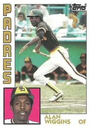 1984 Topps #693 - Alan Wiggins - San Diego Padres