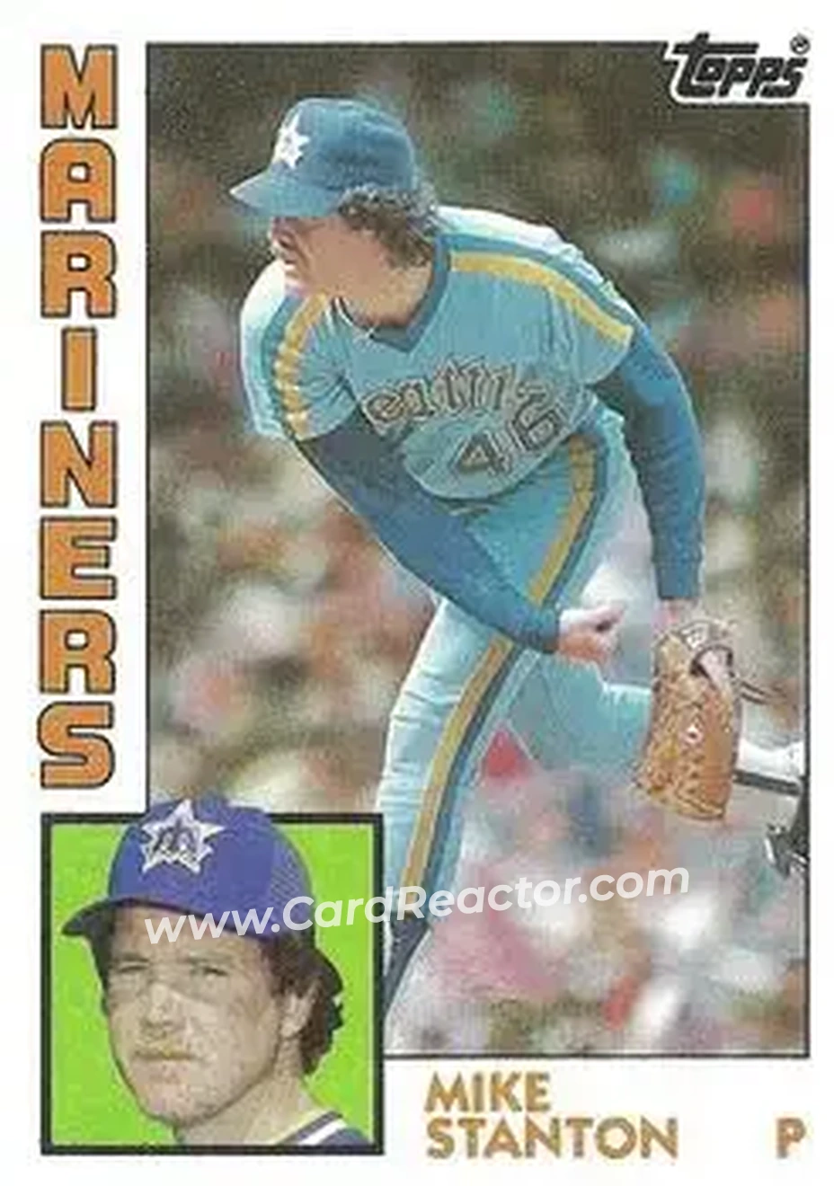 1984 Topps #694 - Mike Stanton - Seattle Mariners - Front
