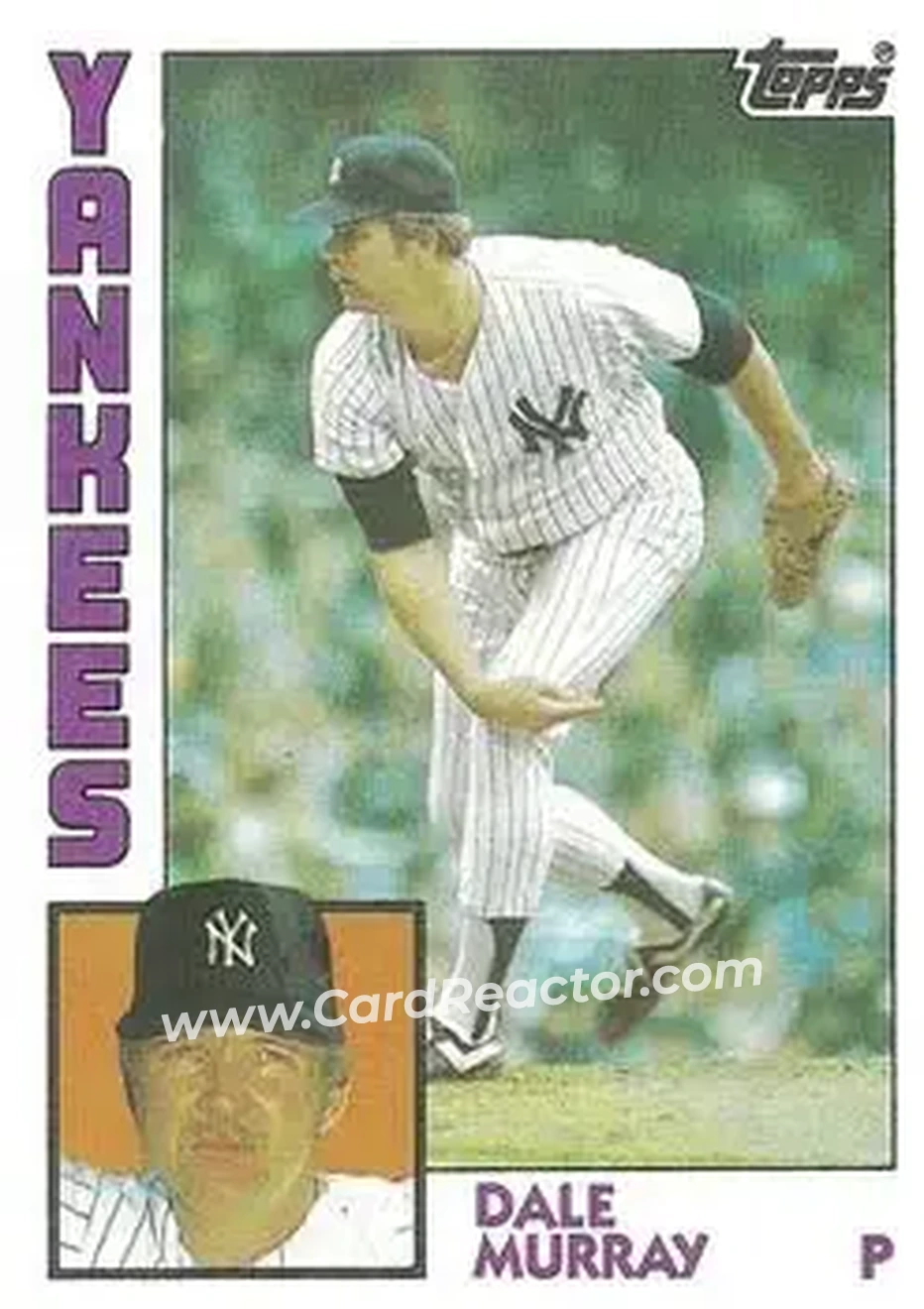 1984 Topps #697 - Dale Murray - New York Yankees - Front