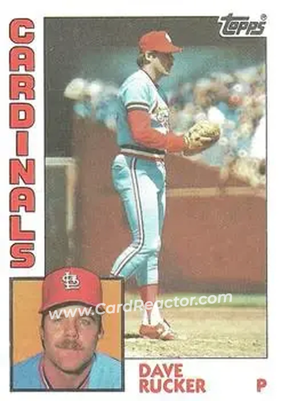 1984 Topps #699 - Dave Rucker - St. Louis Cardinals - Front