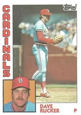 1984 Topps #699 - Dave Rucker - St. Louis Cardinals