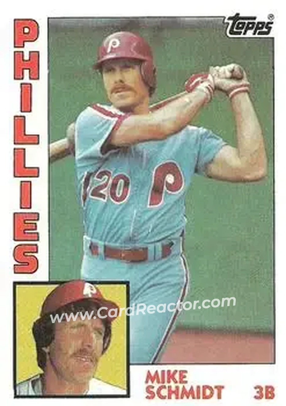 1984 Topps #700 - Mike Schmidt - Philadelphia Phillies - Front
