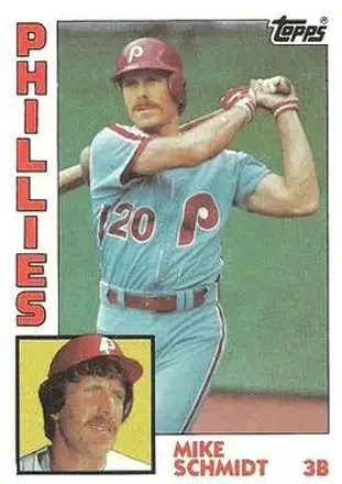 1984 Topps #700 - Mike Schmidt - Philadelphia Phillies 1984 Topps #700 - Mike Schmidt - Philadelphia Phillies