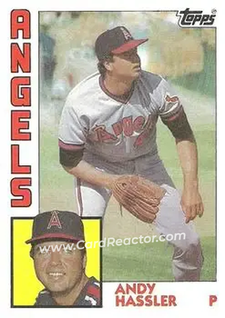 1984 Topps #719 - Andy Hassler - California Angels - Front