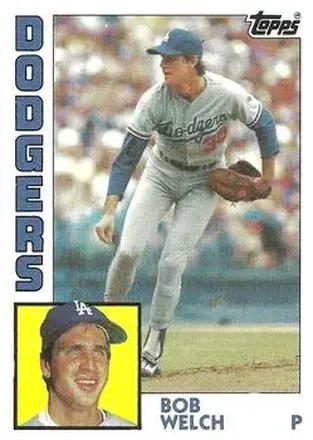 1984 Topps #722 - Bob Welch - Los Angeles Dodgers 1984 Topps #722 - Bob Welch - Los Angeles Dodgers