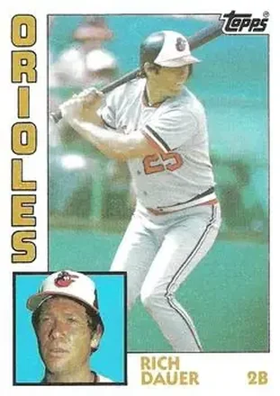 1984 Topps #723 - Rich Dauer - Baltimore Orioles 1984 Topps #723 - Rich Dauer - Baltimore Orioles