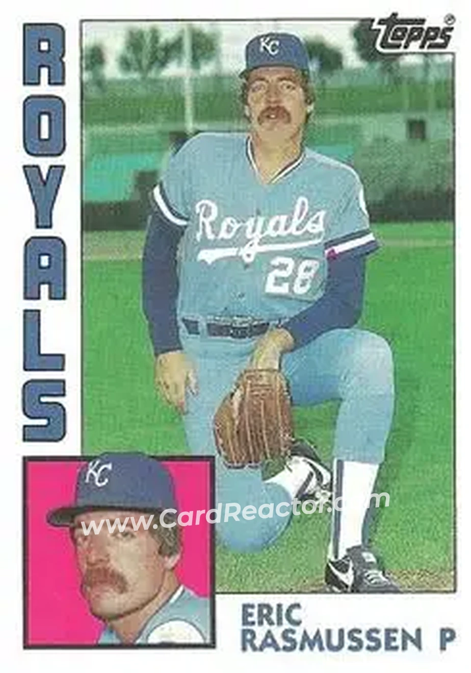1984 Topps #724 - Harry Rasmussen - Kansas City Royals - Front