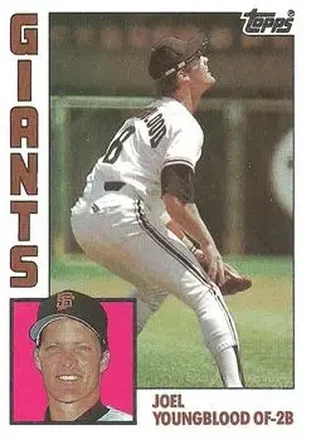 1984 Topps #727 - Joel Youngblood - San Francisco Giants