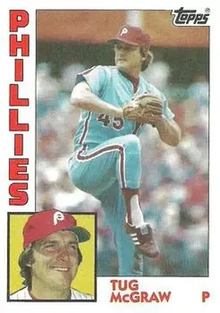 1984 Topps #728 - Tug McGraw - Philadelphia Phillies