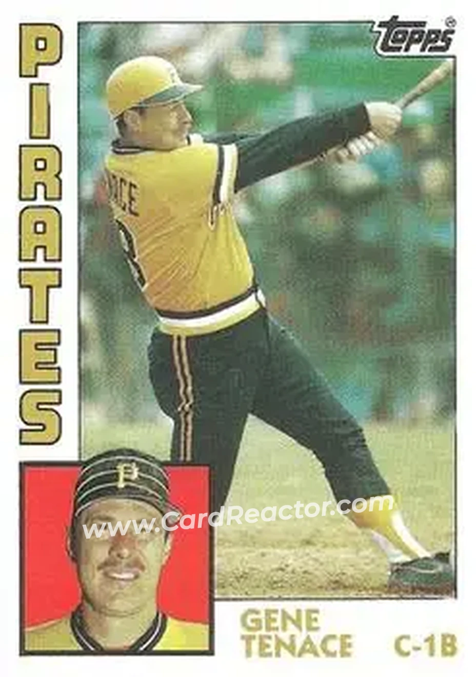 1984 Topps #729 - Gene Tenace - Pittsburgh Pirates - Front