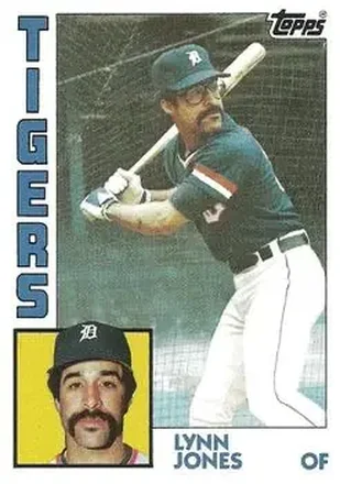 1984 Topps #731 - Lynn Jones - Detroit Tigers