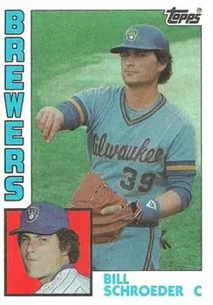 1984 Topps #738 - Bill Schroeder - Milwaukee Brewers