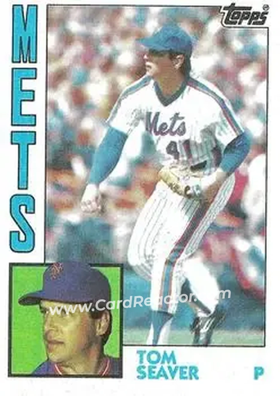1984 Topps #740 - Tom Seaver - New York Mets - Front