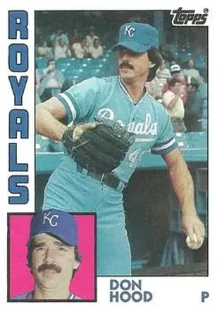 1984 Topps #743 - Don Hood - Kansas City Royals