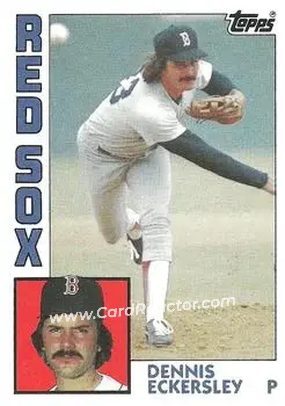 1984 Topps #745 - Dennis Eckersley - Boston Red Sox - Front