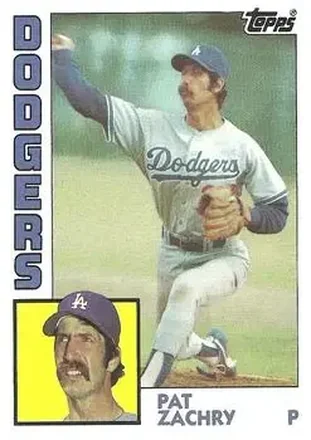 1984 Topps #747 - Pat Zachry - Los Angeles Dodgers 1984 Topps #747 - Pat Zachry - Los Angeles Dodgers