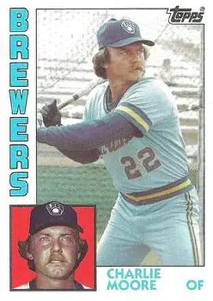 1984 Topps #751 - Charlie Moore - Milwaukee Brewers