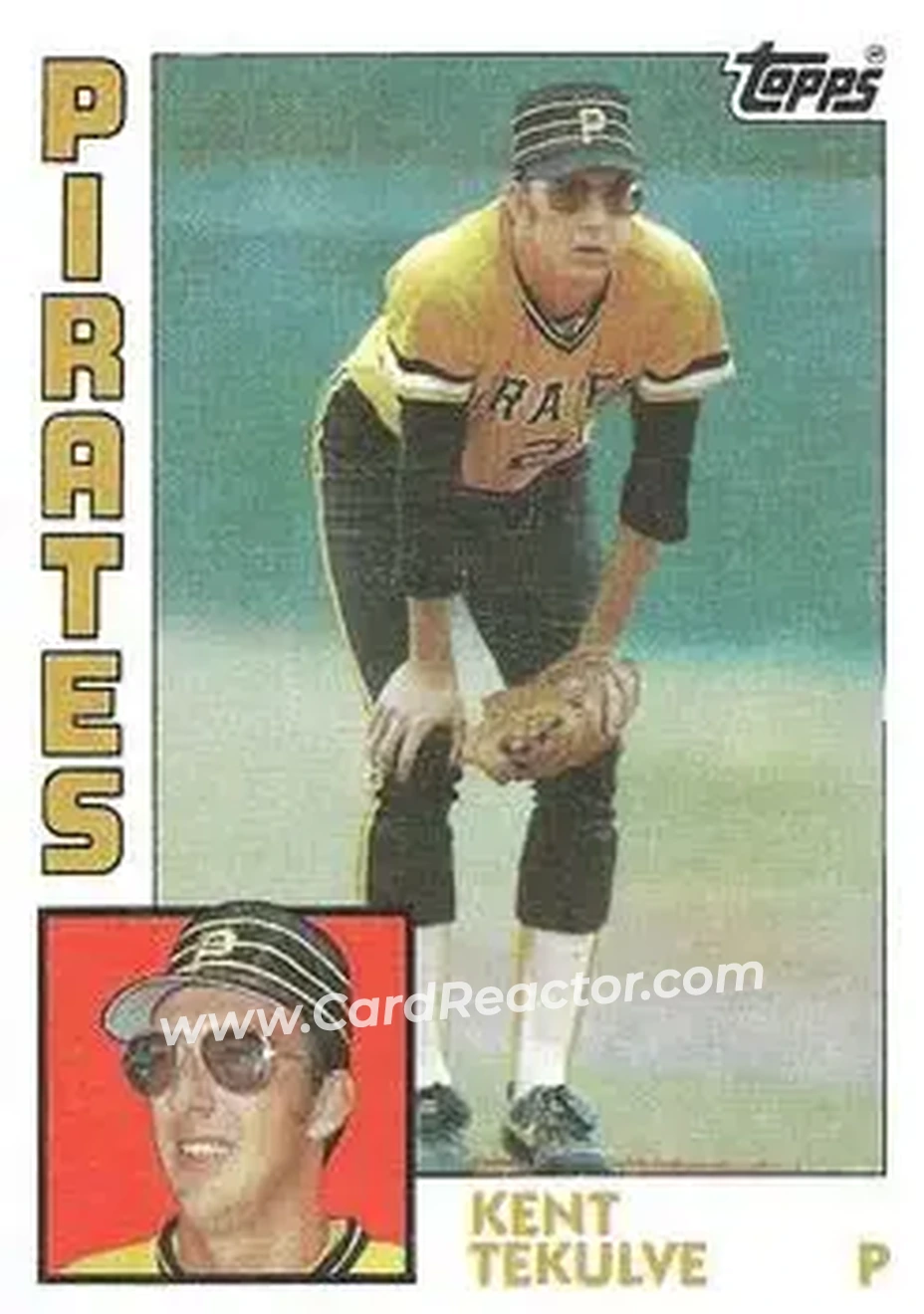 1984 Topps #754 - Kent Tekulve - Pittsburgh Pirates - Front