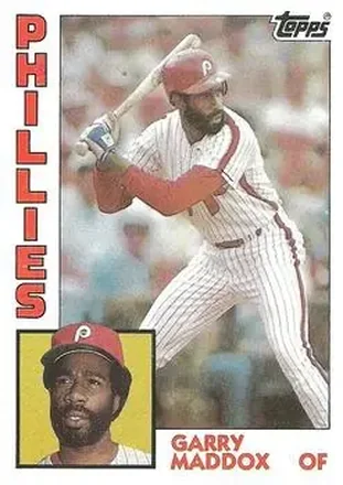 1984 Topps #755 - Garry Maddox - Philadelphia Phillies 1984 Topps #755 - Garry Maddox - Philadelphia Phillies