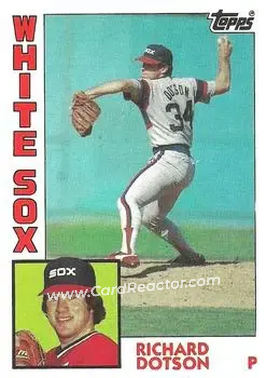1984 Topps #759 - Rich Dotson - Chicago White Sox - Front 1984 Topps #759 - Rich Dotson - Chicago White Sox - Front