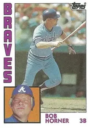 1984 Topps #760 - Bob Horner - Atlanta Braves 1984 Topps #760 - Bob Horner - Atlanta Braves