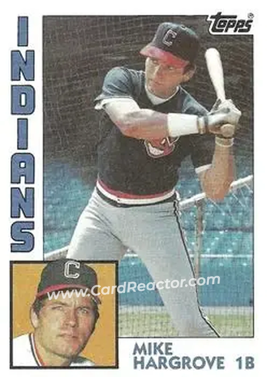 1984 Topps #764 - Mike Hargrove - Cleveland Indians - Front