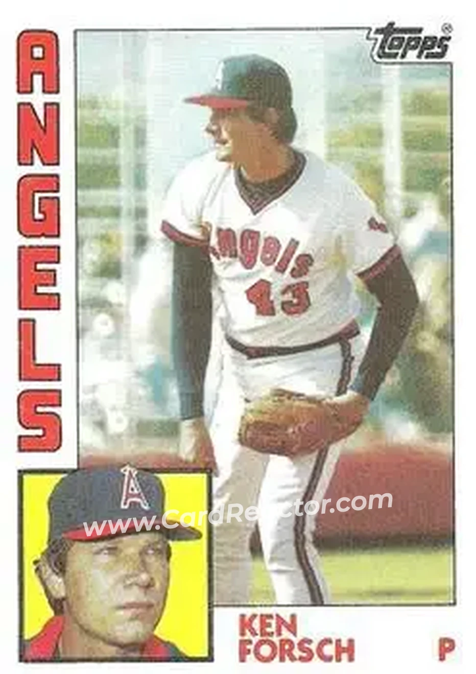 1984 Topps #765 - Ken Forsch - California Angels - Front