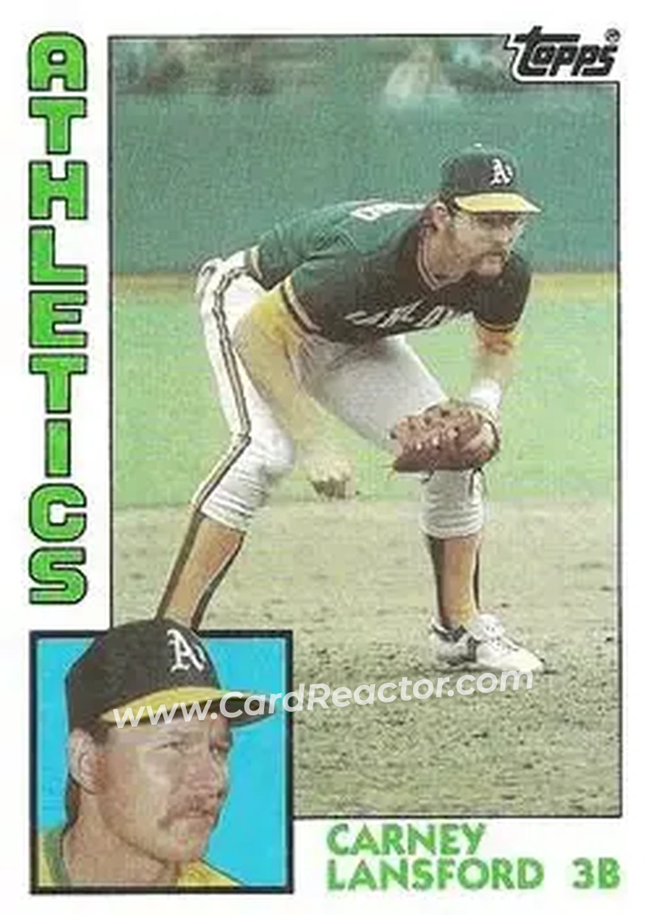 1984 Topps #767 - Carney Lansford - Oakland Athletics - Front