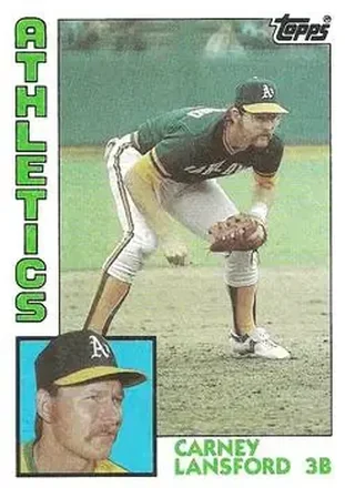 1984 Topps #767 - Carney Lansford - Oakland Athletics