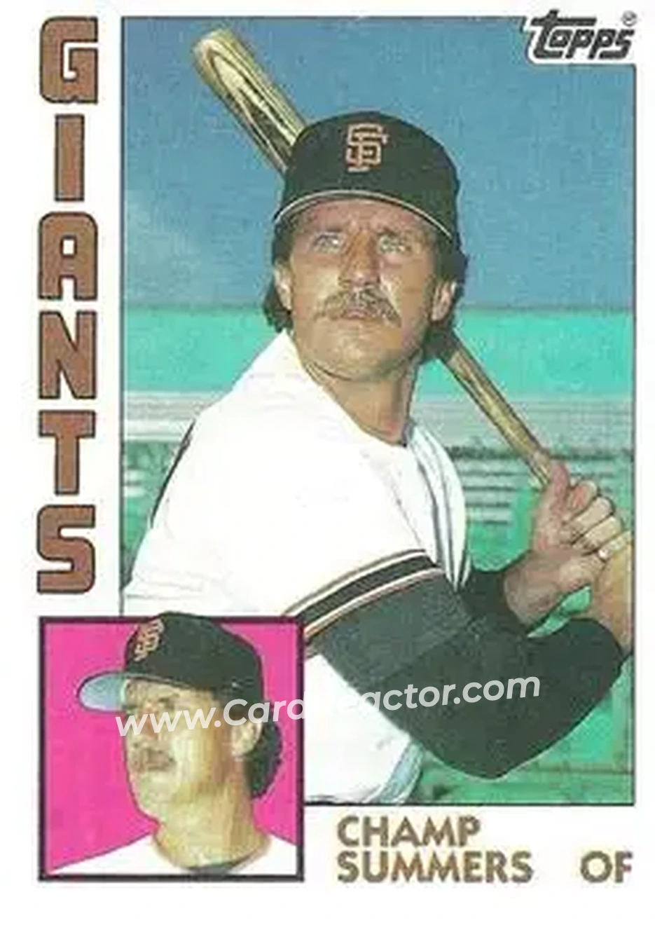 1984 Topps #768 - Champ Summers - San Francisco Giants - Front 1984 Topps #768 - Champ Summers - San Francisco Giants - Front
