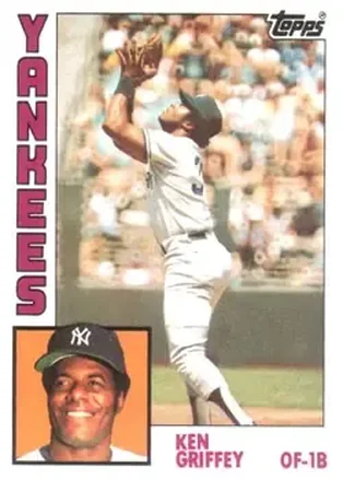 1984 Topps #770 - Ken Griffey - New York Yankees