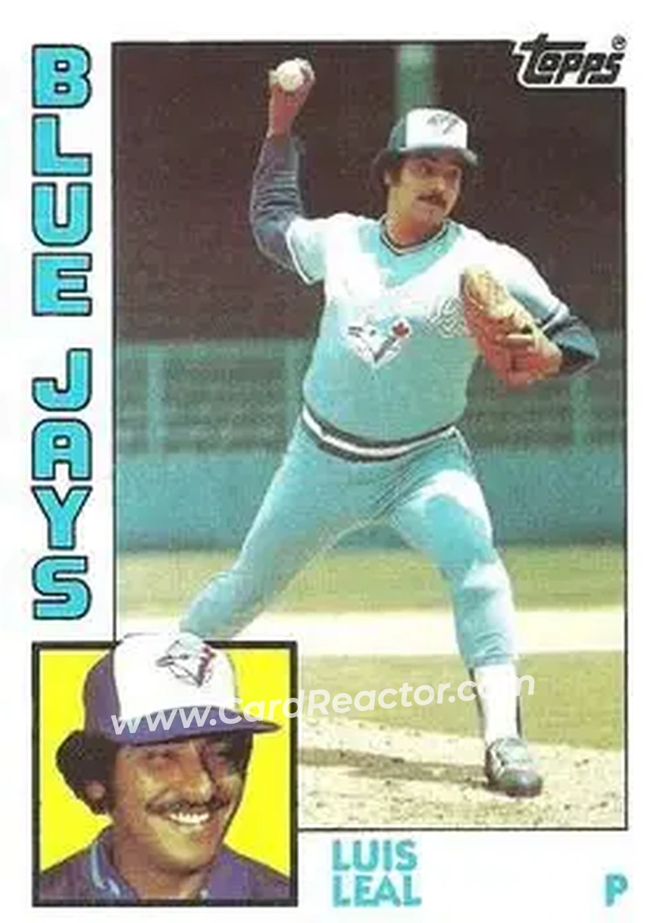 1984 Topps #783 - Luis Leal - Toronto Blue Jays - Front