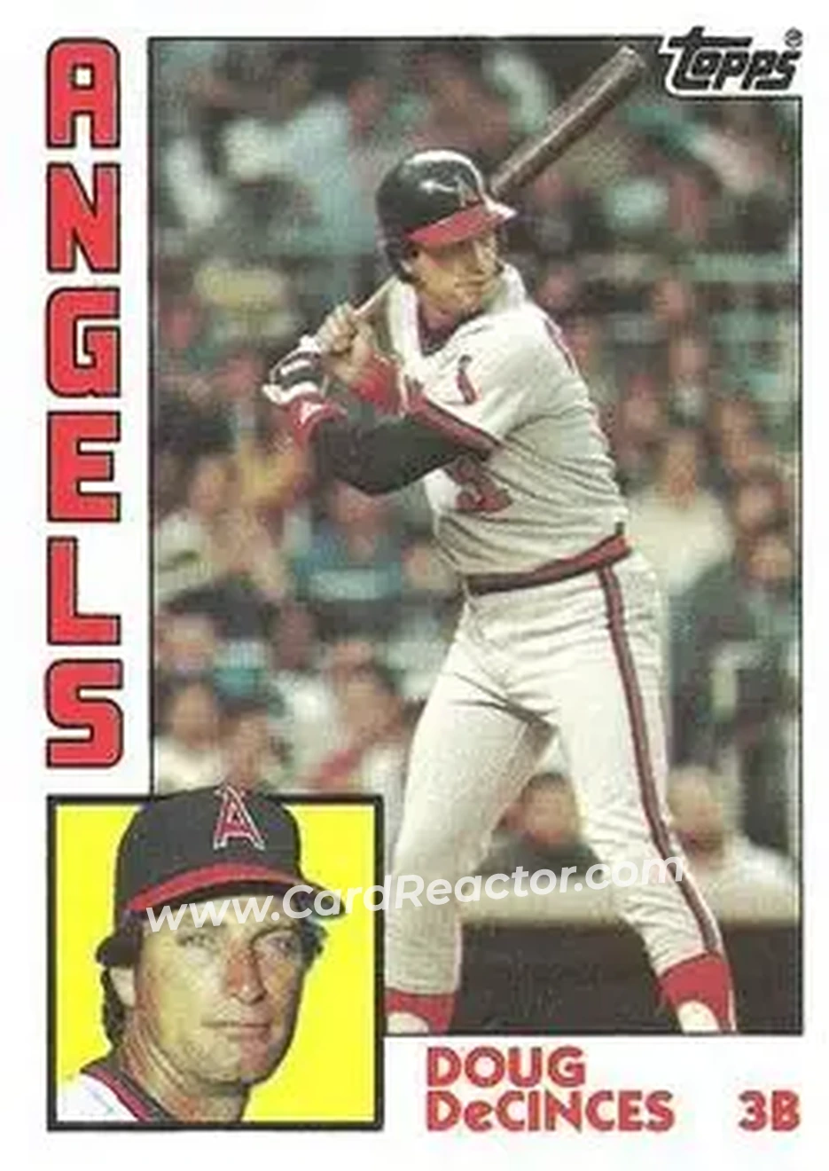 1984 Topps #790 - Doug DeCinces - California Angels - Front