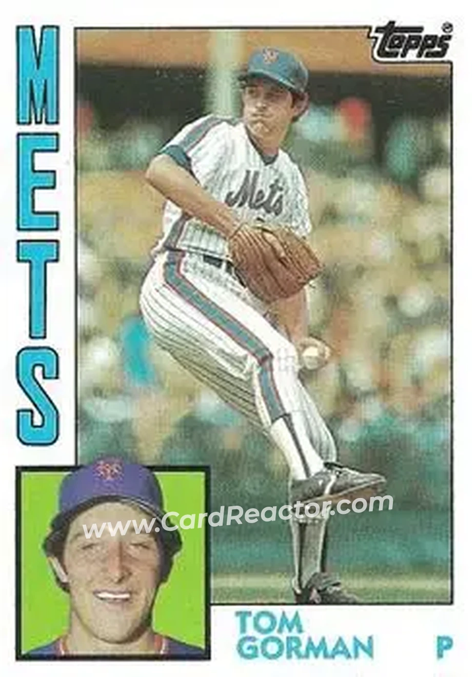 1984 Topps #774 - Tom Gorman - New York Mets - Front 1984 Topps #774 - Tom Gorman - New York Mets - Front