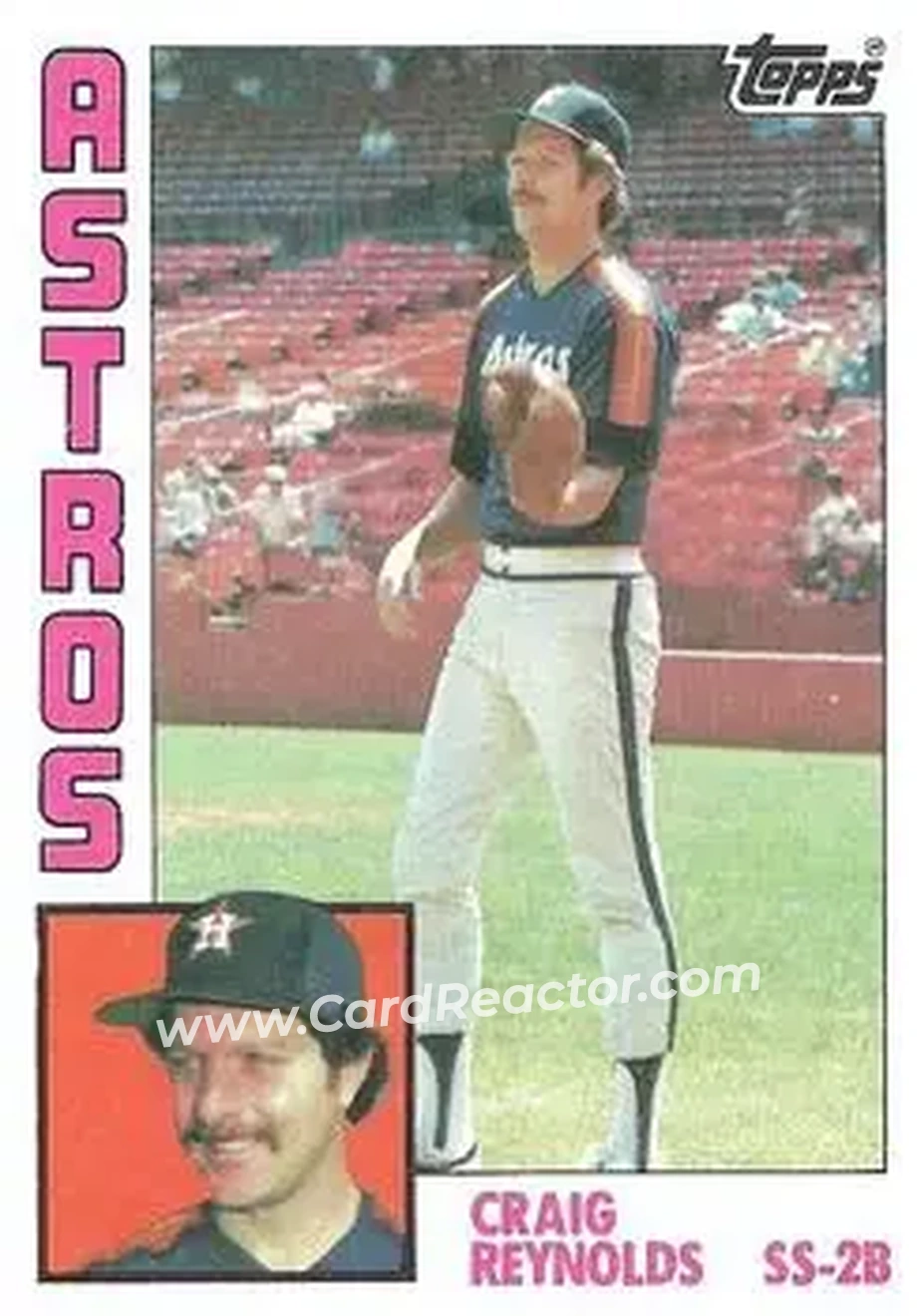 1984 Topps #776 - Craig Reynolds - Houston Astros - Front 1984 Topps #776 - Craig Reynolds - Houston Astros - Front